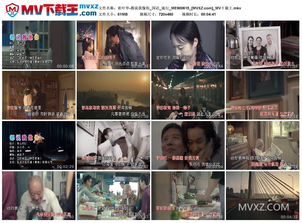 崔叶华-都说我像你_国语_流行_ME900615